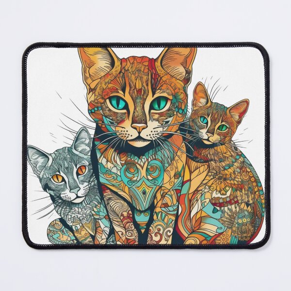 Item preview, Ocicat Collage Art: Feline Personality & Texture in Design designed and sold by DooodleGod.