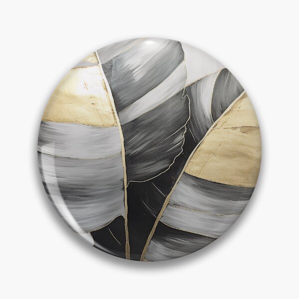 Item preview, Modern European ink and gold foil banana leaf 20 designed and sold by UnaWu533.