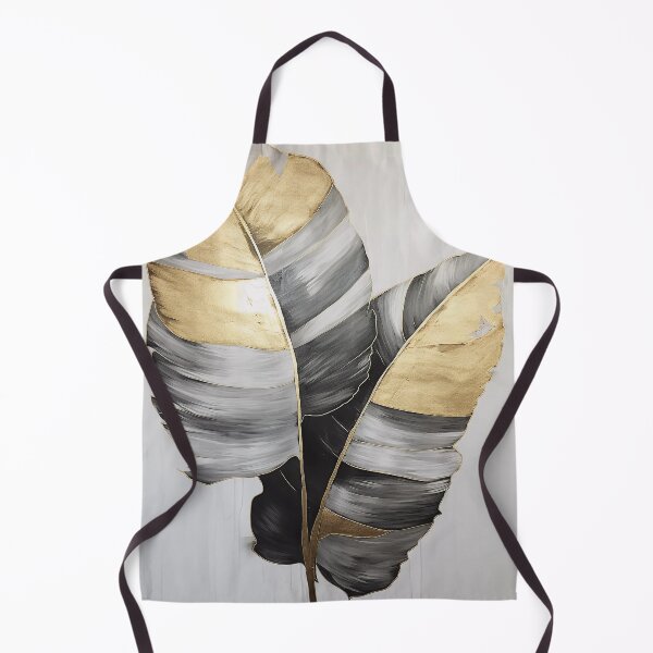 Item preview, Modern European ink and gold foil banana leaf 20 designed and sold by UnaWu533.