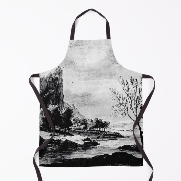 Item preview, River Landscape with Rocky Cliffs designed and sold by tomorrowsart.