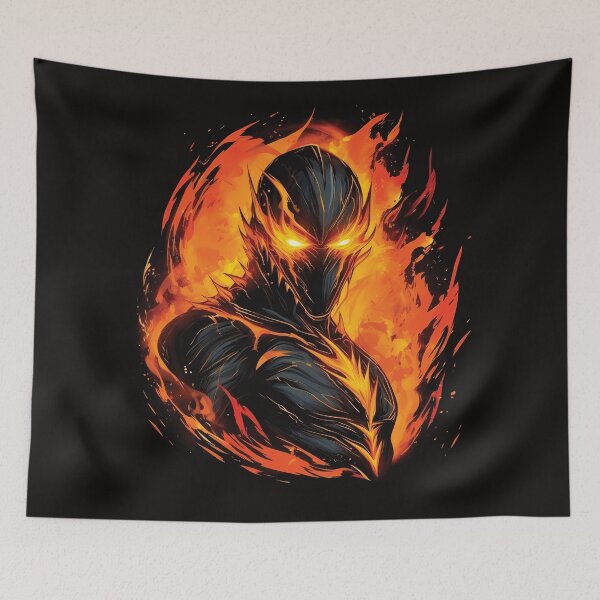 Item preview, Embrace the Fiery Gaze of Amber Shadows | Unleash the Demon Within designed and sold by PopPopGfx.