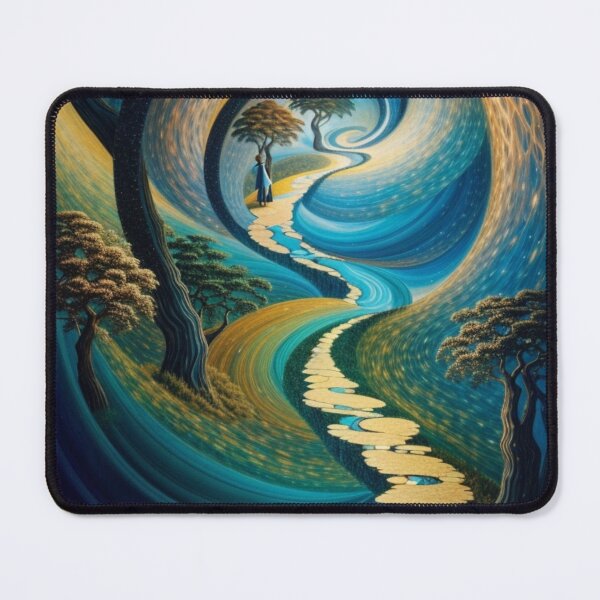 Item preview,  A surrealistic painting of a winding ever  designed and sold by Mo-rx.
