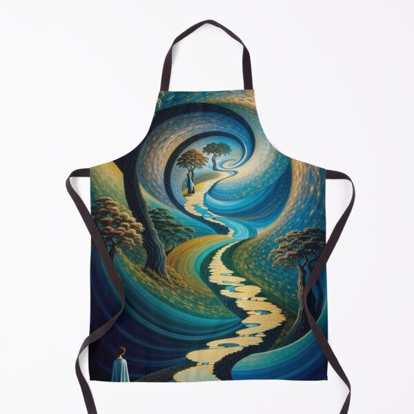 Item preview,  A surrealistic painting of a winding ever  designed and sold by Mo-rx.