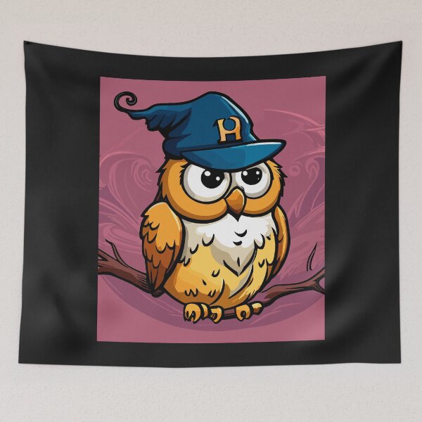 Item preview, Halloween Owl Yellow designed and sold by Buyfastcart.