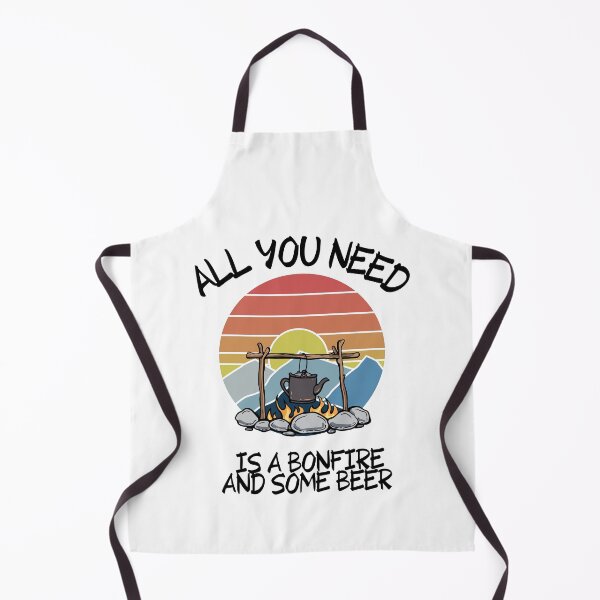 Item preview, All you need is a bonfire and some beer - Funny Camping Quote designed and sold by unique things.