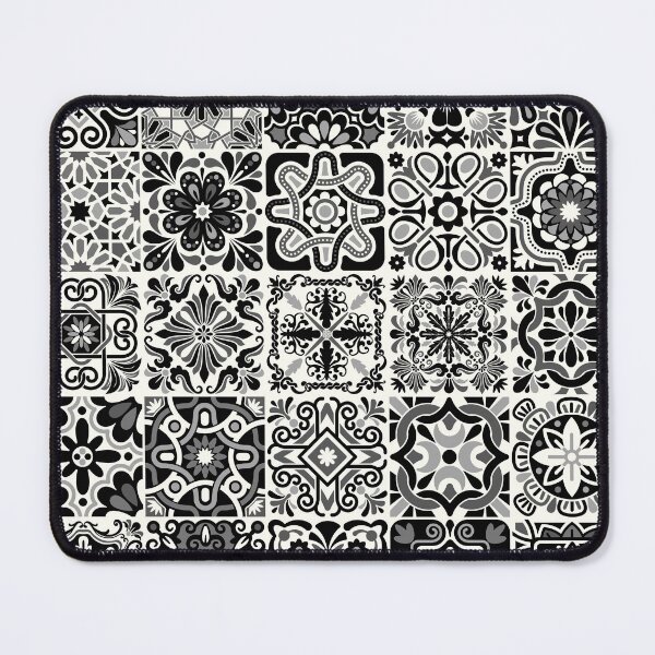 Item preview, Portuguese Tiles - Black & White designed and sold by PeachyLitchi.