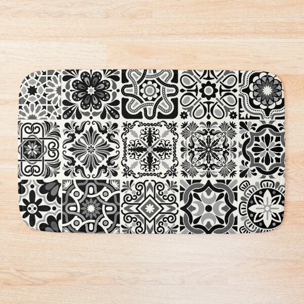 Item preview, Portuguese Tiles - Black & White designed and sold by PeachyLitchi.