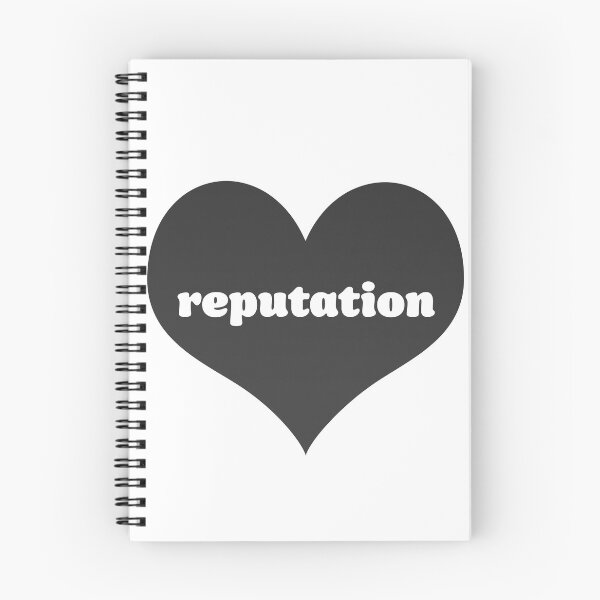 Item preview, Black Reputation Heart designed and sold by iswiftyouwould.