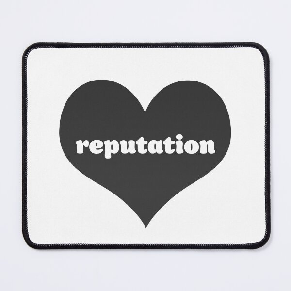 Item preview, Black Reputation Heart designed and sold by iswiftyouwould.
