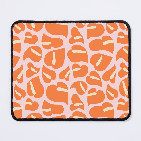 Item preview, Tropical Vintage Anthurium Orange Pattern designed and sold by anisgott.