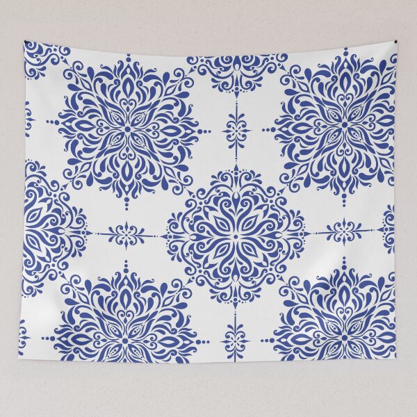 Artikelvorschau, Copy of Blue Damask Tile Pattern entworfen und verkauft von printguys.