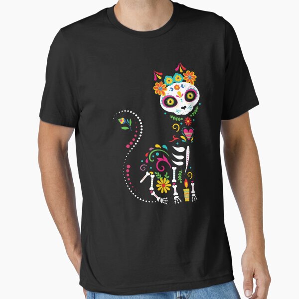 Item preview, Dia de Los Muertos Cat Kitten Mexiko designed and sold by MooonTees.