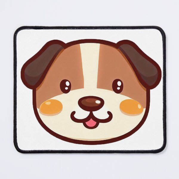 Item preview, cute brown puppy sticker designed and sold by Flauntra.