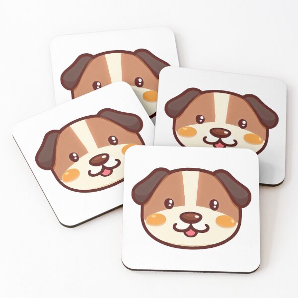 Item preview, cute brown  puppy sticker designed and sold by Flauntra.