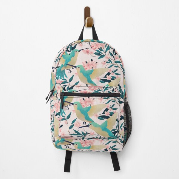 Item preview, Hummingbirds and Floral Vines in Blush designed and sold by lauragraves.
