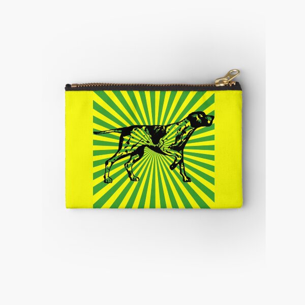 Item preview, Pointing GSP - Green and Yellow Stripes designed and sold by Sunflower5576.