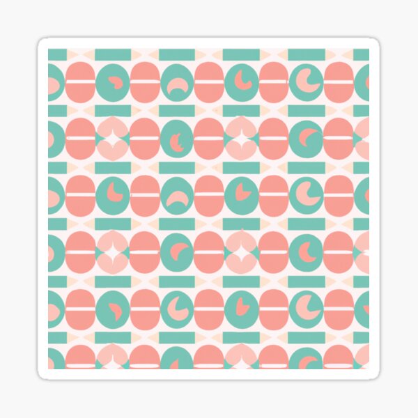 Item preview, 70s Style Pastel Pattern designed and sold by ComerPrintCo.