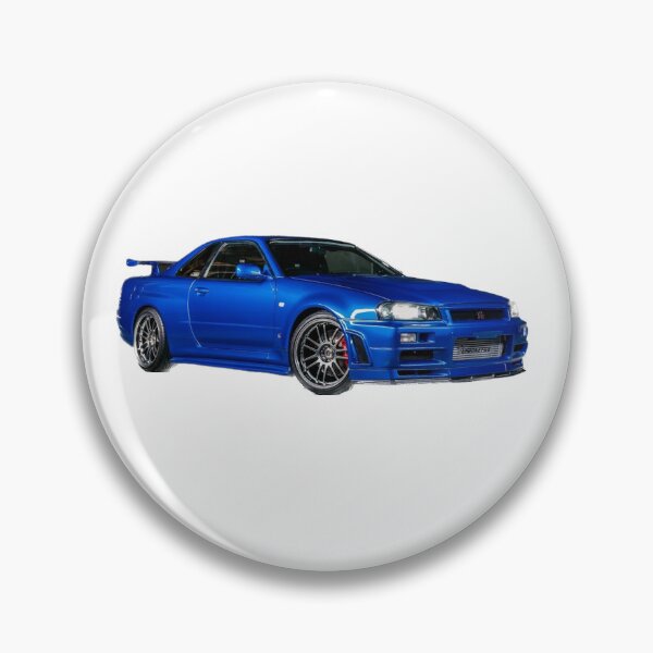 Item preview,  Nissan Skyline GTR R34 Nismo Vspec Bayside Blue @aj_works01 Sticker designed and sold by AJ Works ..