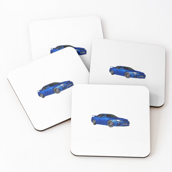 Item preview,  Nissan Skyline GTR R34 Nismo Vspec Bayside Blue @aj_works01 Sticker designed and sold by AJ Works ..