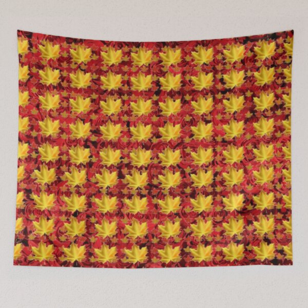 Item preview, Gold Leaves Red designed and sold by Profitrip.