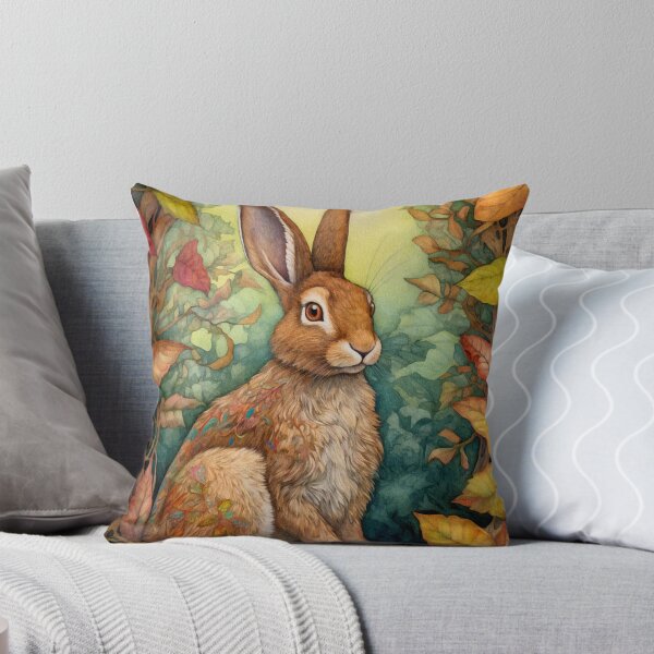 Item preview, Mystic hare in fairy forest designed and sold by irinatsy.