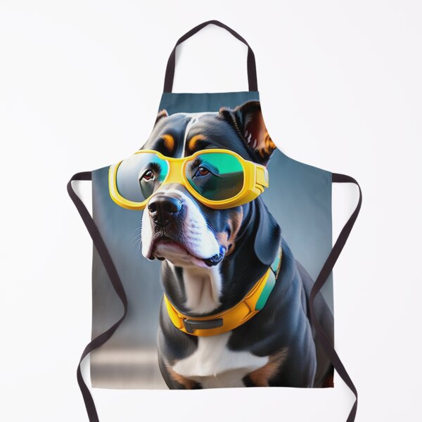 Item preview, Cute Dog with futuristic yellow sunglasses designed and sold by Magical-bear.