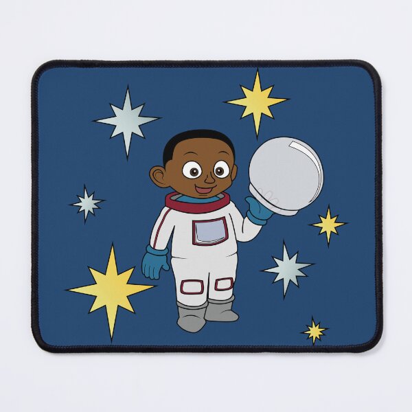 Item preview, Astronaut (dark-skinned boy) and stars designed and sold by ThingsByNin.