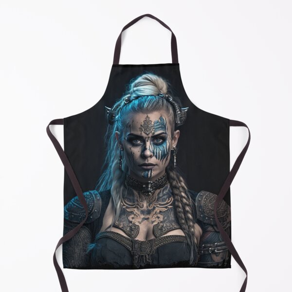 Item preview, Viking Shield Maiden, Barbarian Woman Portrait, Warrior. designed and sold by Xylos247.