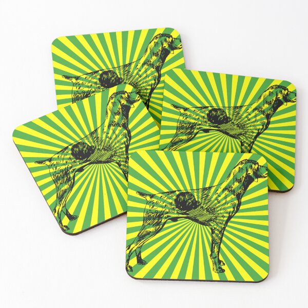 Item preview, Standing GSP - Green and Yellow Stripes designed and sold by Sunflower5576.