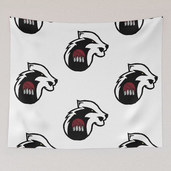 Item preview, Badger Playing Cricket designed and sold by Animals-by-JB.