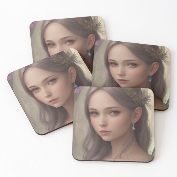 Item preview, Forest Nymph: Captivating Portrait of Enchantment designed and sold by GoodWitch24.