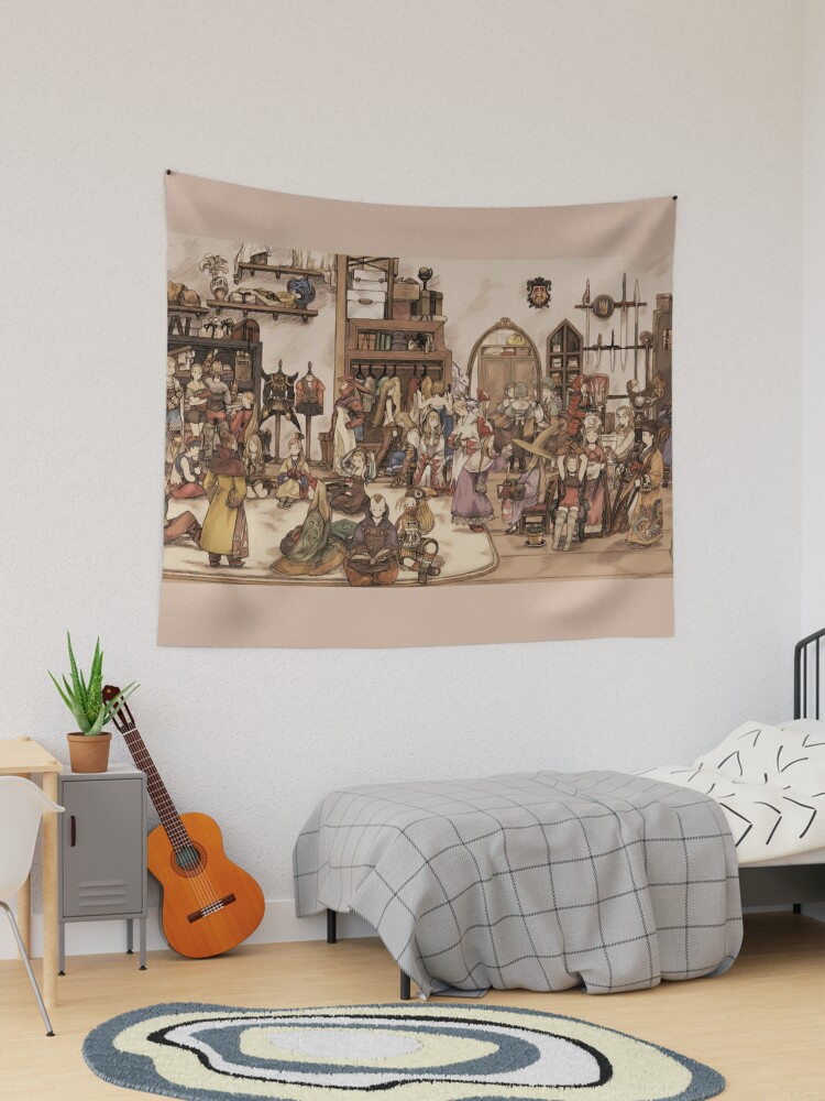 Final Fantasy X Characters Wallpaper Tapestry for Sale by CassidyCreates