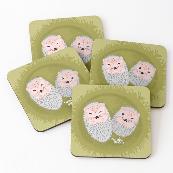Item preview, Cuddling hedgehogs designed and sold by Aurealis Creatief.