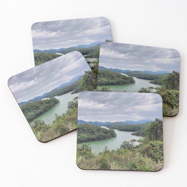Item preview, mountain nature landscape looking at the river designed and sold by nancychong.