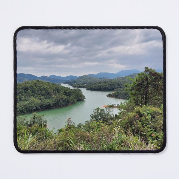 Item preview, mountain nature landscape looking at the river designed and sold by nancychong.