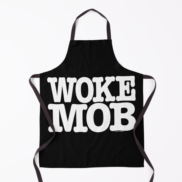 Item preview, WOKE MOB - in white for dark backgrounds designed and sold by all-the-colors.