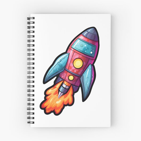 Item preview, Cosmic Adventures - Cartoon Space Rocket designed and sold by UrsaStick.