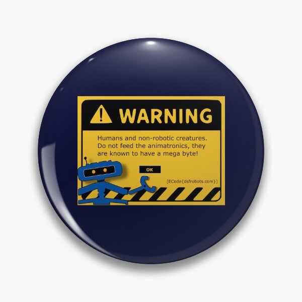 Item preview, Programblue Warning designed and sold by dsfrobots.
