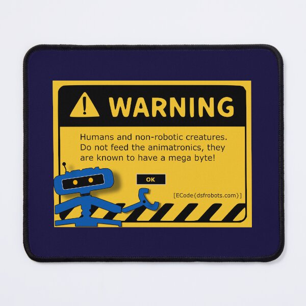 Item preview, Programblue Warning designed and sold by dsfrobots.