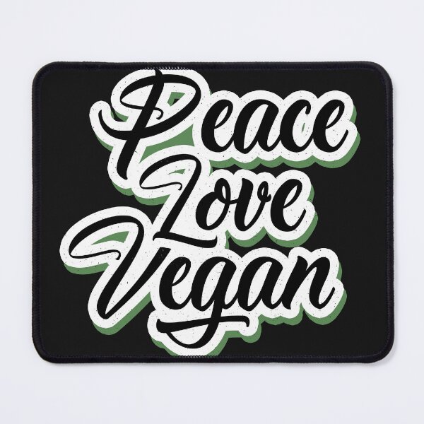 Item preview, Peace Love Vegan - Animal Love & Food designed and sold by ChrisFeil.