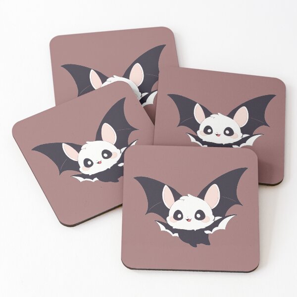 Item preview, A cute fluffy bat flying designed and sold by AsagiKana.