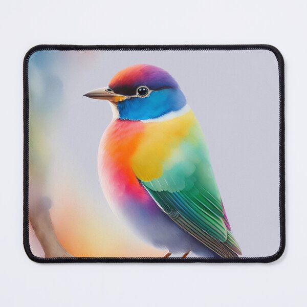Item preview, Rainbow Hummingbird on the Treebranch Watercolour Style designed and sold by Magical-bear.