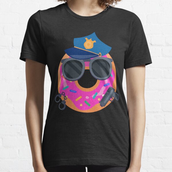 Donut Cop Funny I Love Donuts Police Officer Gifts' Men's T-Shirt