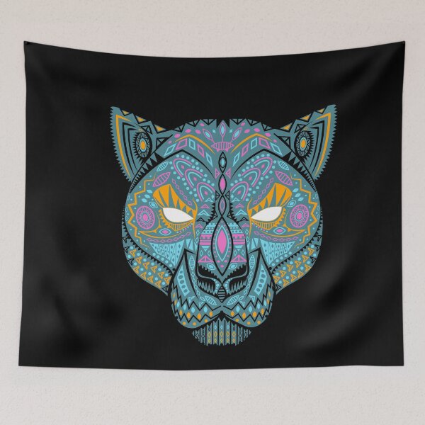 Item preview, Tribal Panther Wild Cat - Animal Lovers Gift designed and sold by InkyGenies.
