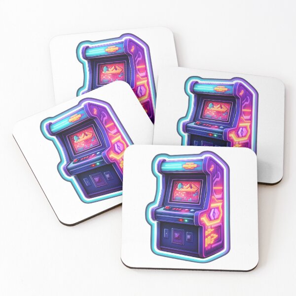 Item preview, Retro Arcade Blast - Vintage Game Machine Design designed and sold by UrsaStick.