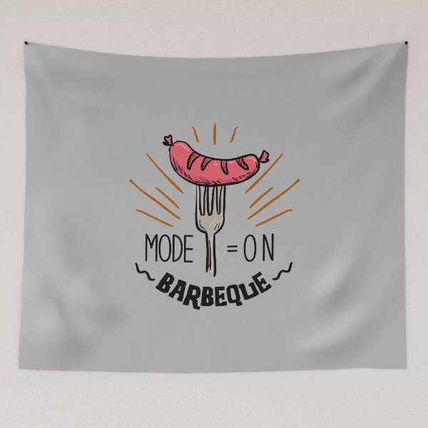Item preview, Barbeque mode on, Makes an awesome present for those who enjoy grilling for the family.  designed and sold by abdelhak2005.