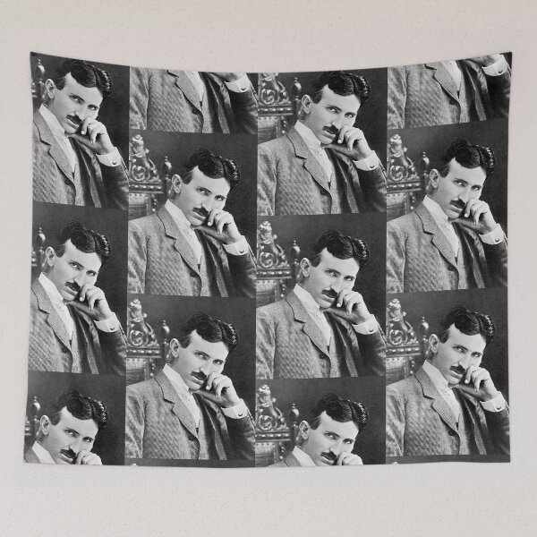 Item preview, Nikola Tesla Portrait - 1896 designed and sold by warishellstore.