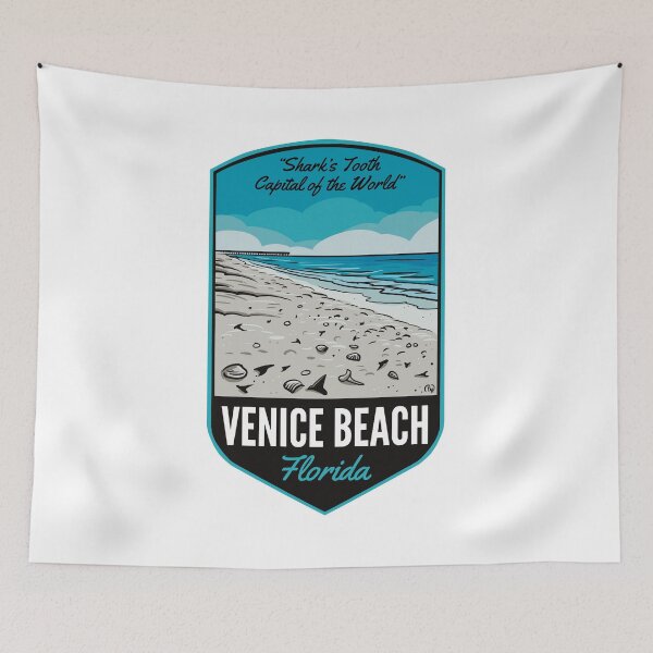 Item preview, Venice Beach FL Sharks Tooth Capital designed and sold by HalpinDesign.