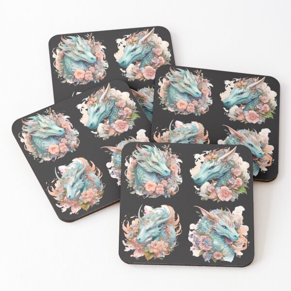 Item preview, Four Dragons and Blossoms designed and sold by MarcinCollie.