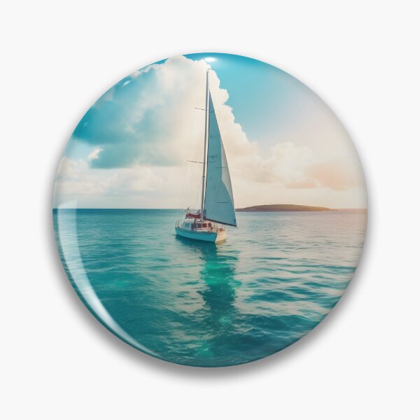 Item preview, Misty Serenity - Boat on the Lake Design designed and sold by UrsaStick.